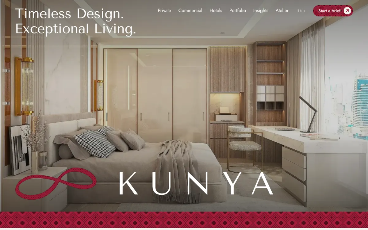 Top of the 8kunya.com homepage